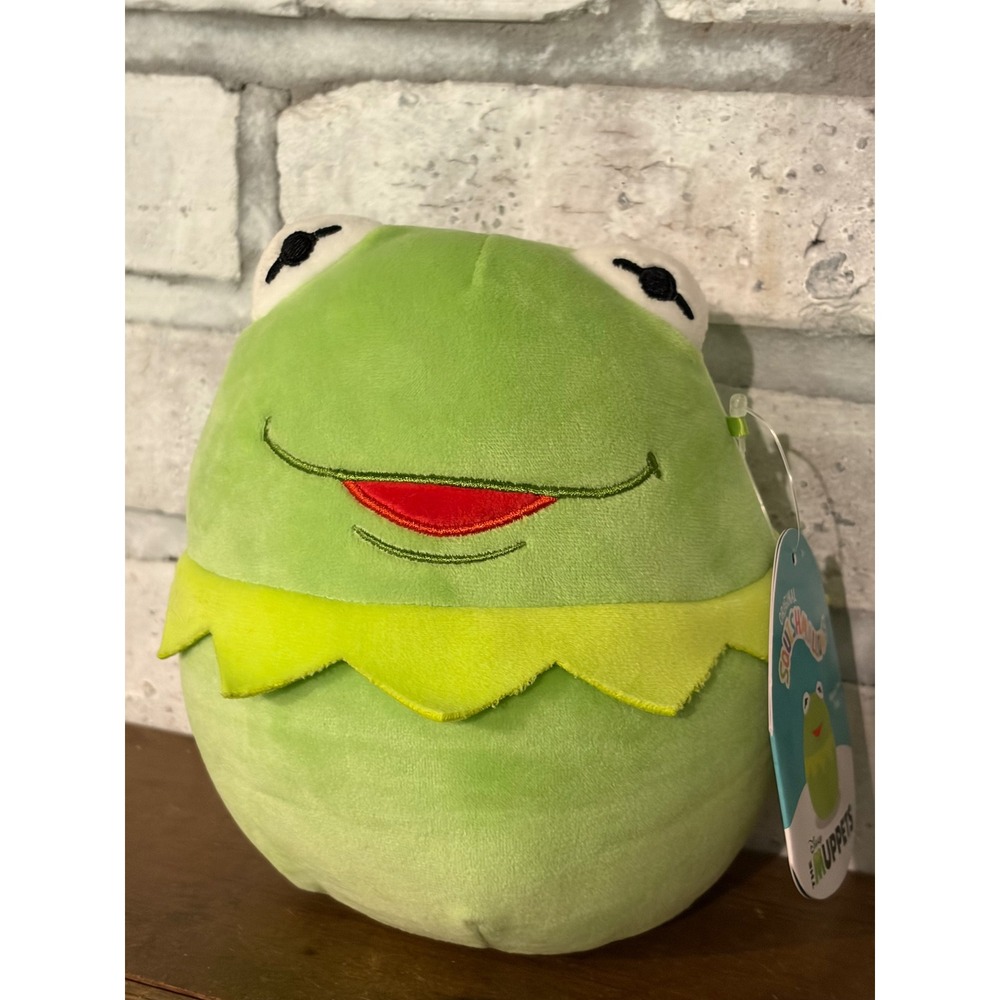Squishmallows 8" Kermit the Green Frog Muppets Disney Squishmallow Plush